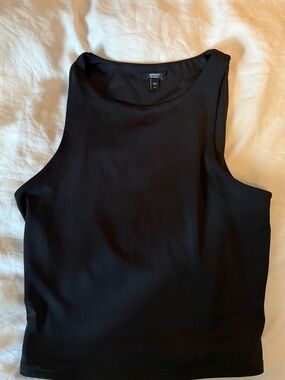 Express Black Scoop Neck Tank Top - Body Contour